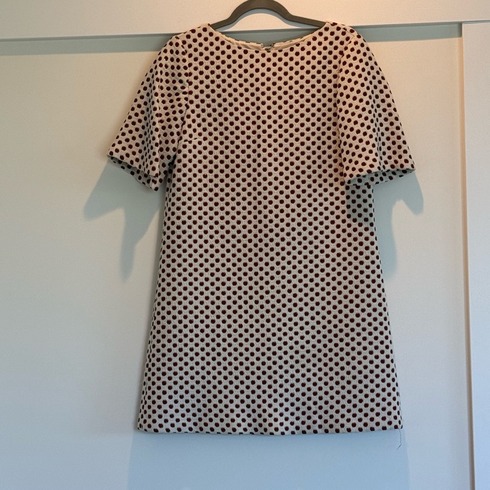 Alice + Olivia Black and White Polka Dot Mini Dress